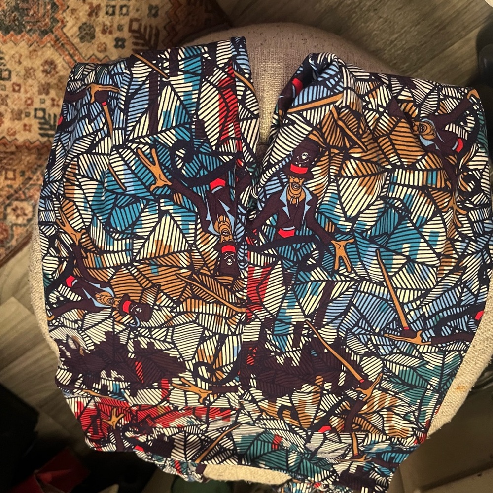 LuLaRoe Multicolor Patterned Leggings